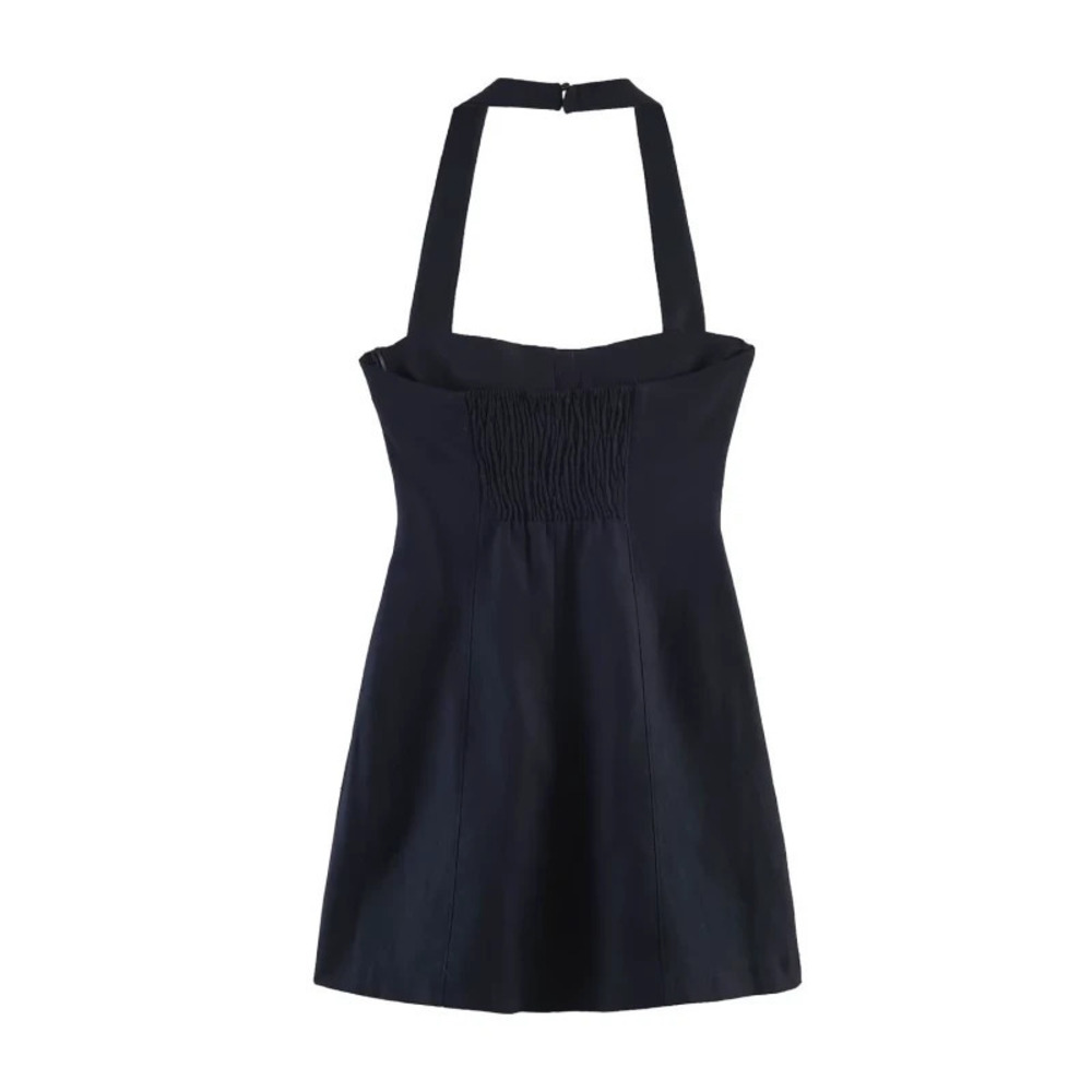 ZARA Chic Versatile Short Halter Dress